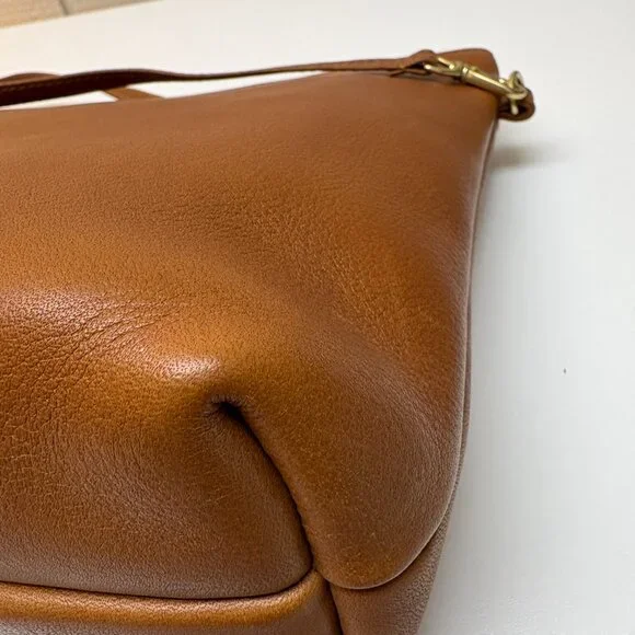 Primecut Cognac Leather Mini Hobo - Picture 6 of 10